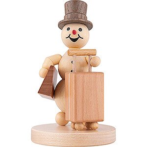 Small Figures & Ornaments Wagner Snowmen Snowman Traveller - 12 cm / 4.7 inch