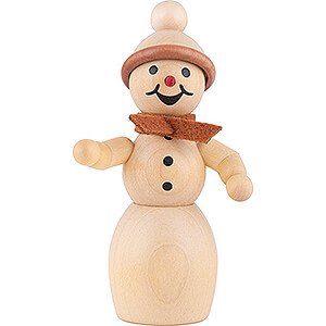Small Figures & Ornaments Wagner Snowmen Snowwoman with Scarf  - 10 cm / 3.9 inch