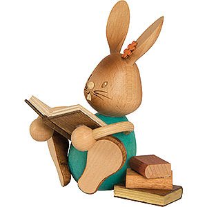 Small Figures & Ornaments Easter World Snubby Bunny with Books - 12 cm / 4.7 inch