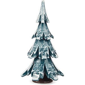 Specials Solid Wood Tree - Green-White - 9 cm / 3.5 inch