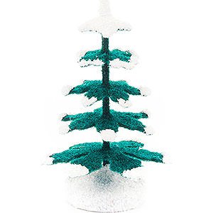 Small Figures & Ornaments Decorative Trees Spruce - Green-White - 6,5 cm / 2.6 inch