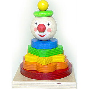  Stapelturm Clown - 14 cm