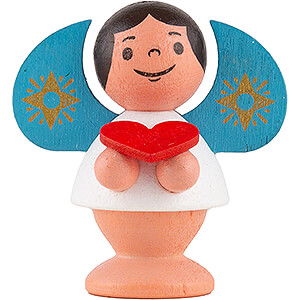 Weihnachtsengel Sonstige Engel Sternengel mit Herz bunt - 4,5 cm