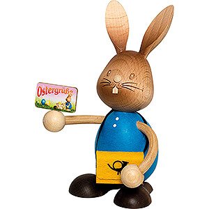 Gift Ideas Easter Stupsi Bunny Postman - 12 cm / 4.7 inch