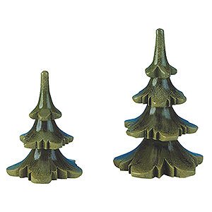 Small Figures & Ornaments Hubrig Flower Kids Summer Tree Set of Two - 6 & 8 cm / 2 & 3 inch