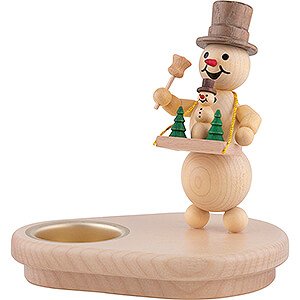 World of Light Candle Holder Misc. Candle Holders Tea Light Holder - Snowman with Belly Shop - 13 cm / 5.1 inch