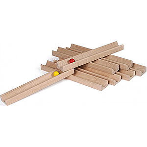 Wooden Toys Marble Runs Team Track - 44 cm / 17.3 inch