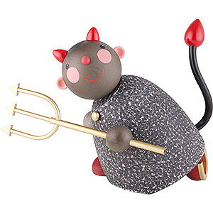 Weihnachtsengel Gnter Reichel Schutzengel gro Teufel - 16 cm