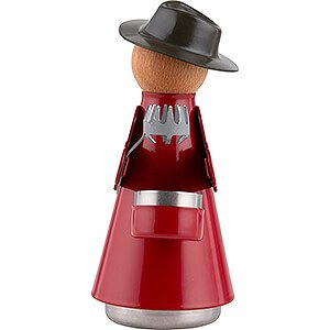 Smokers Misc. Smokers The Incense Cone Man with Hat and Cap Red - 15 cm / 5.9 inch