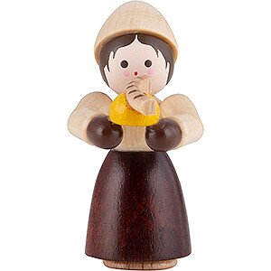 Kleine Figuren & Miniaturen Thiel-Figuren Thiel-Figur Mdchen mit Bratwurst - natur - 4 cm