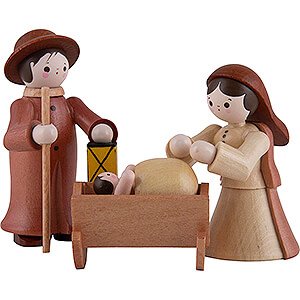 Kleine Figuren & Miniaturen Thiel-Figuren Thiel-Figuren Heilige Familie - natur - 6 cm