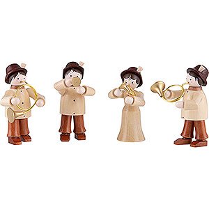 Kleine Figuren & Miniaturen Thiel-Figuren Thiel-Figuren Jgerquartett - 4-teilig - natur - 6 cm