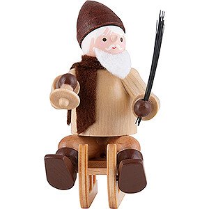 Small Figures & Ornaments Thiel Figurines Thiel Figurine - Santa Claus on Sledge - natural - 6 cm / 2.4 inch