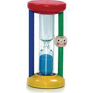Wooden Toys Decoration and more Toothbrush Clock, Small - 8 cm / 3.1 inch