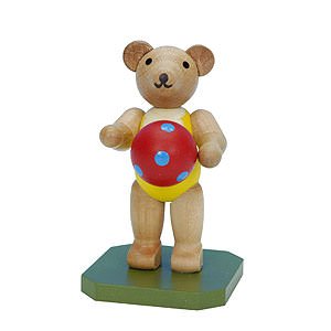 Small Figures & Ornaments everything else Toy Bear with Ball - 6,5 cm / 3 inch