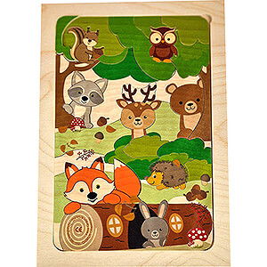 Wooden Toys Construction games Traffic Sign Puzzle Game - 25 cm / 9.8 inch