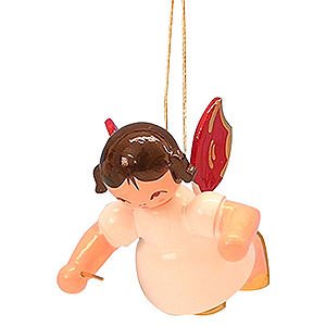 Tree ornaments Angel Ornaments Floating Angels - red wings Tree Ornament - Angel Conductor - Red Wings - Floating - 5,5 cm / 2,1 inch