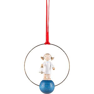 Tree ornaments Angel Ornaments Misc. Angels Tree Ornament - Angel with Bell - 7 cm / 2.8 inch