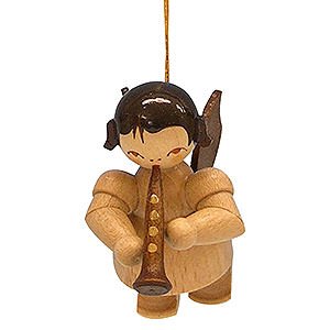 Tree ornaments Angel Ornaments Floating Angels - natural Tree Ornament - Angel with Clarinet - Natural Colors - Floating - 5,5 cm / 2,1 inch