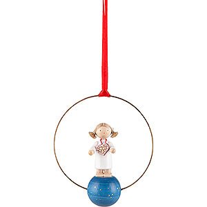 Tree ornaments Angel Ornaments Misc. Angels Tree Ornament - Angel with Ginger Bread Herz - 7 cm / 2.8 inch