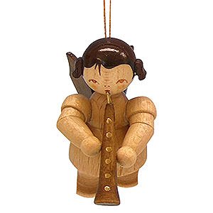 Tree ornaments Angel Ornaments Floating Angels - natural Tree Ornament - Angel with Oboe - Natural Colors - Floating - 5,5 cm / 2,1 inch