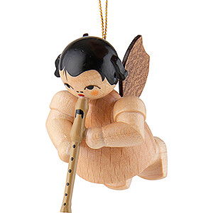 Tree ornaments Angel Ornaments Floating Angels - natural Tree Ornament - Angel with Recorder - Natural Colors - Floating - 5,5 cm / 2.2 inch