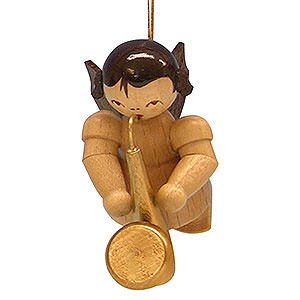 Tree ornaments Angel Ornaments Floating Angels - natural Tree Ornament - Angel with Saxophone - Natural Colors - Floating - 5,5 cm / 2,1 inch