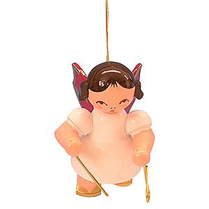 Tree ornaments Angel Ornaments Floating Angels - red wings Tree Ornament - Angel with Triangle - Red Wings - Floating - 5,5 cm / 2,1 inch
