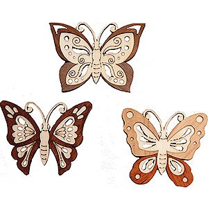 Tree ornaments Misc. Tree Ornaments Tree Ornament - Butterfly - Set of 6 - 5 cm / 2 inch