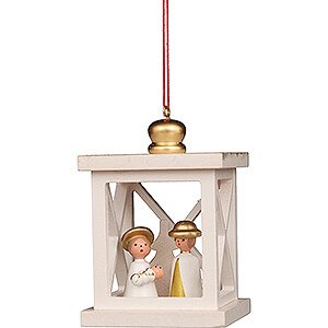 Tree ornaments Christmas Tree Ornament - Christmas Lantern with Holy Family - 6,8 cm / 2.7 inch