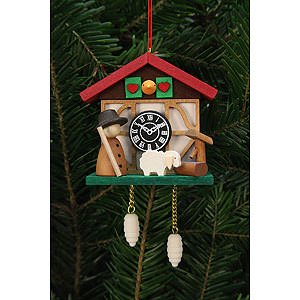 Tree ornaments Misc. Tree Ornaments Tree Ornament - Cuckoo Clock Shepherd - 7,0x6,7 cm / 3x3 inch