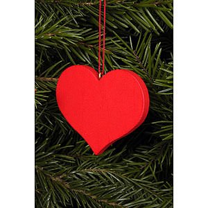 Tree ornaments Misc. Tree Ornaments Tree Ornament - Heart Red - 5,7x4,5 cm / 2x2 inch