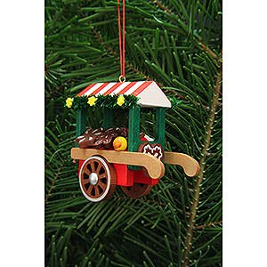 Tree ornaments Toy Design Tree Ornament - Market Cart with Ginger Bread - 7,5 cm / 3 inch