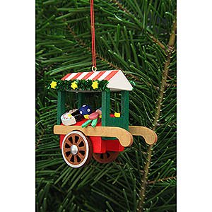 Tree ornaments Toy Design Tree Ornament - Market Cart with Toys - 7,1 cm / 2.8 inch