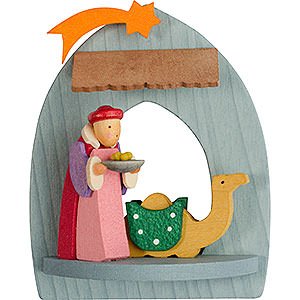 Tree ornaments Christmas Tree Ornament - Nativity with Balthasar, Pickled - 8,5 cm / 3.3 inch