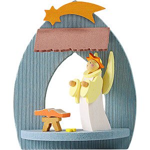 Tree ornaments Christmas Tree Ornament - Nativity with Herald Angel - 8,3 cm / 3.3 inch
