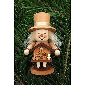 Tree ornaments Dwarfs & others Tree Ornament - Rascal Black Forester Natural - 10,5 cm / 4.1 inch