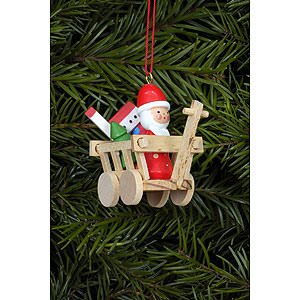 Tree ornaments Christmas Tree Ornament - Santa in Car - 5,4x4,7 cm / 2.1x1.7 inch