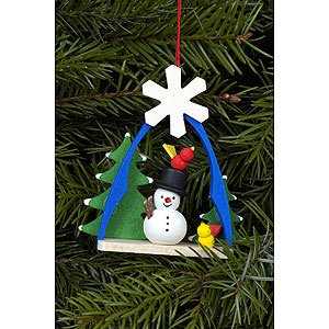 Tree ornaments Snowmen Tree Ornament - Snowman - 7,4x6,3 cm / 3x2 inch