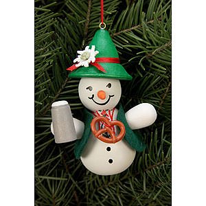 Tree ornaments Snowmen Tree Ornament - Snowman Bavarian - 6,6x9,0 cm / 2x3 inch