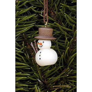 Tree ornaments Snowmen Tree Ornament - Snowman Natural - 3,0x2,0 cm / 1.2x0.8 inch