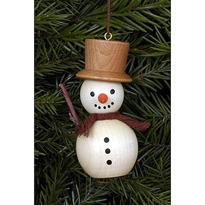 Tree ornaments Snowmen Tree Ornament - Snowman Natural Colors - 3,0x7,0 cm / 1x3 inch