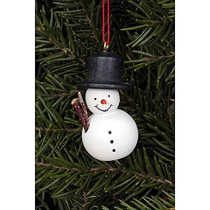Tree ornaments Snowmen Tree Ornament - Snowman White - 2,5x4,6 cm / 1.0x1.8 inch