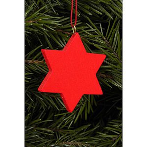Tree ornaments Moon & Stars Tree Ornament - Star Red - 4,4x4,4 cm / 2x2 inch