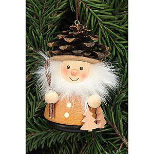 Tree ornaments Dwarfs & others Tree Ornament - Teeter Man Cone Man Natural - 8,0 cm / 3.1 inch