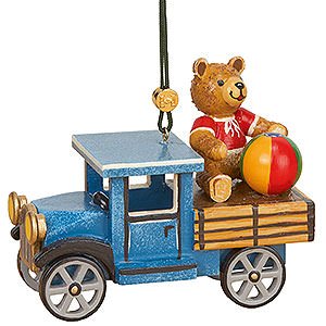 Tree ornaments Toy Design Tree Ornament - Truck with Teddy - 5 cm / 2 inch