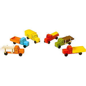 Wooden Toys Our world in miniature Truck, Colorfully Sorted