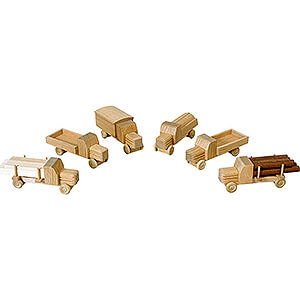Wooden Toys Our world in miniature Truck, Natural Sorted