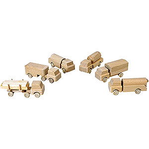 Wooden Toys Our world in miniature Truck, Natural Sorted