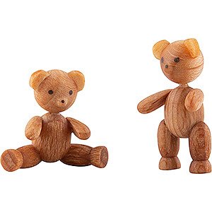 Small Figures & Ornaments Flade Flax Haired Children Two Bear Cubs - 2 cm / 0.8 inch
